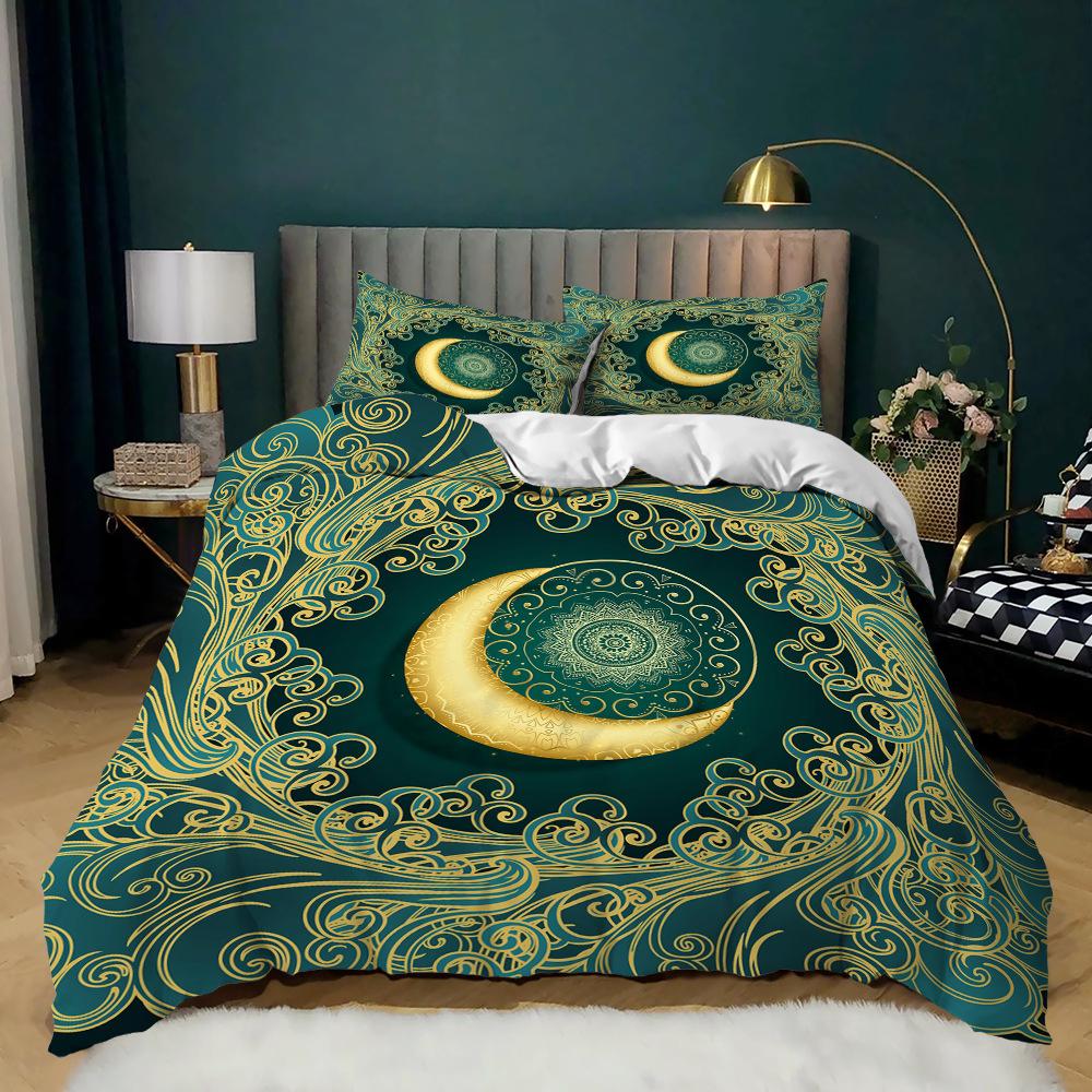 

Комплект из трех предметов в стиле бохо в стиле минимализма, пододеяльник, постельное белье 135 * 200 (two-piece set) 90g