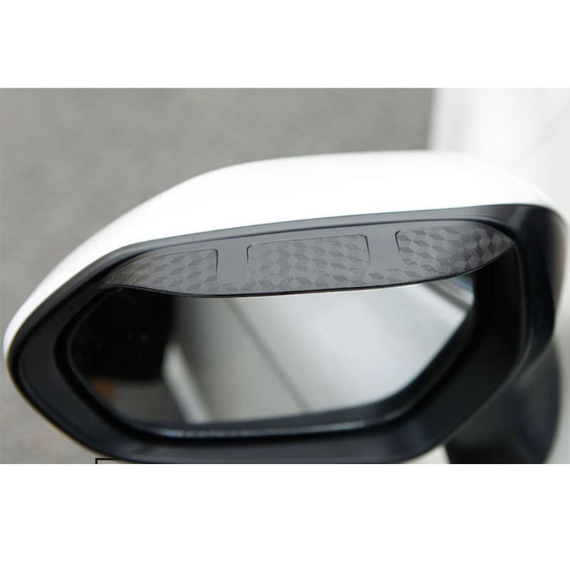 For Hyundai Starex H-1 H1 2018 Car Rear View Mirror Rain Eyebrow Protector Cover Guard Sticker Accessories