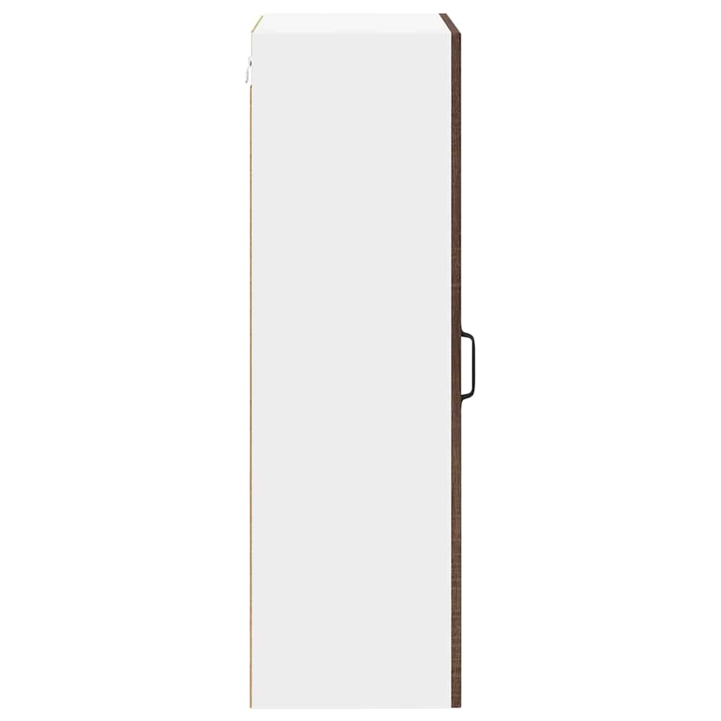 Wall Cabinet LUCCA Brown Oak 50 X 31 X 100 Cm Particleboard