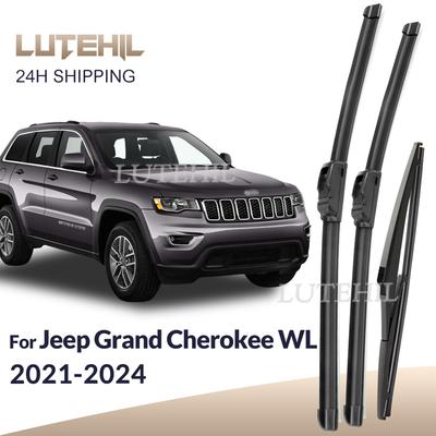 For Jeep Grand Cherokee WL MK5 -2024 Wiper Front&Rear Wiper Blades Windshield Windscreen Window Brushes 22"21"11"
