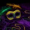 Painted for Masquerade Party Decor and Costume Accessories