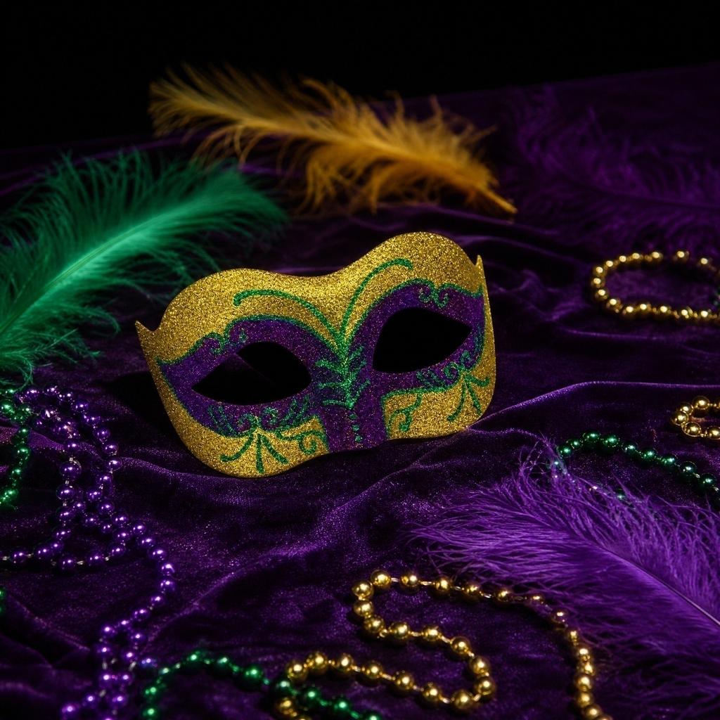 Painted for Masquerade Party Decor and Costume Accessories