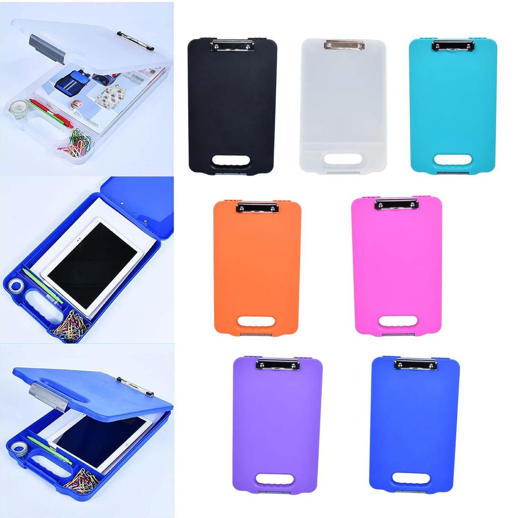 Clipboard with Storage Nursing Clipboard Document Case Writing Board Storage Clipboard A4 Paper Folder for Single