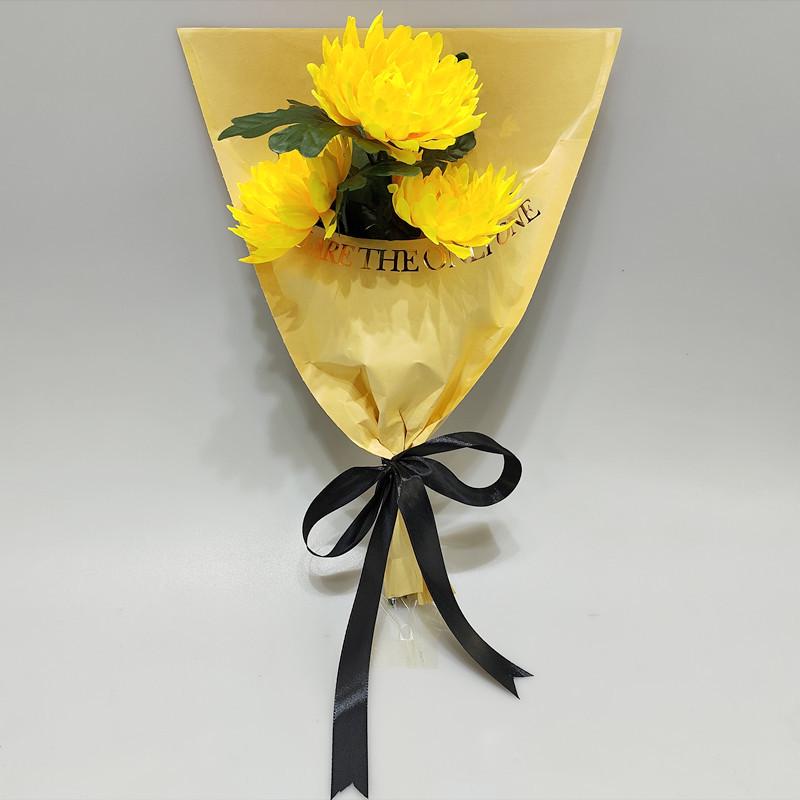 Silk Chrysanthemum Flowers for Graves, Altars, and Home Decor