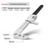 Large Opening Adjustable F-Type Multi-Function Right Angle Pipe Wrench Tool