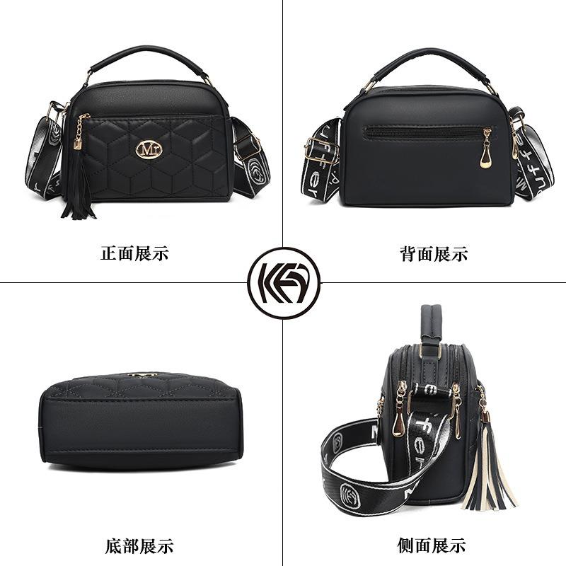 New women's messenger bag autumn and winter trend versatile diamond fringed bag large capacity fashion girls portable shoulder bag