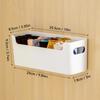 Space-saving Underwear Storage Box Wall Mounted Bras Storage Box  Bedroom Closet Organizer