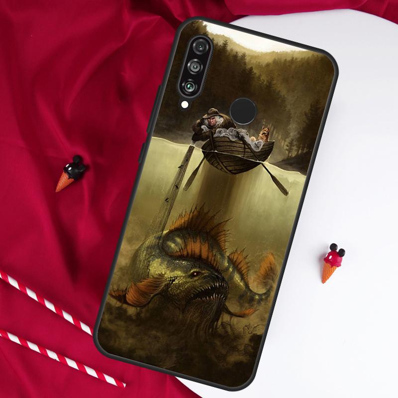 Fish Fishing For Huawei Nova 5T 9 10 SE 7i 8i 11i 12i Y73 Y90 Y70 Y72 Y61 Y91 Y60 P20 P40 P30 Lite Case