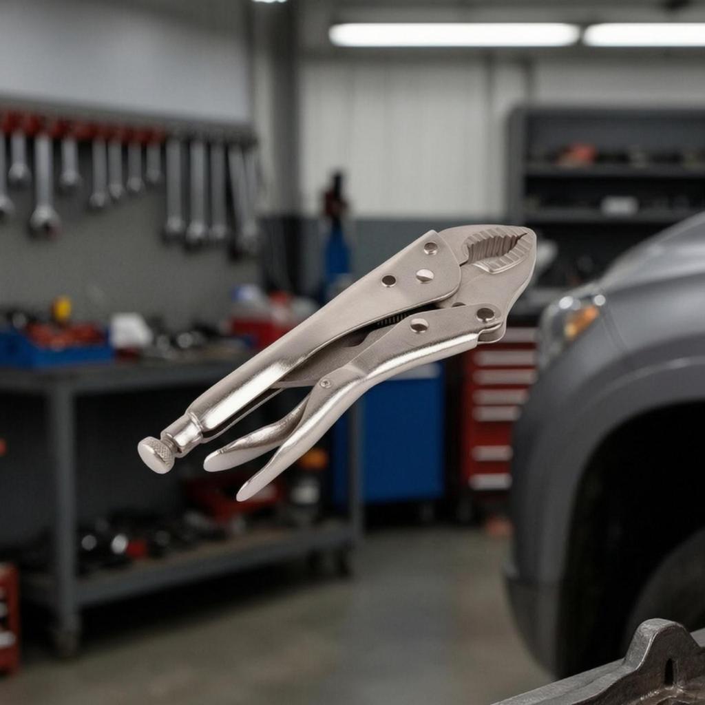 Locking Pliers Adjustable Vise Grips Serrated Clamp Plier for Mechanics, DIYers, Repair,
