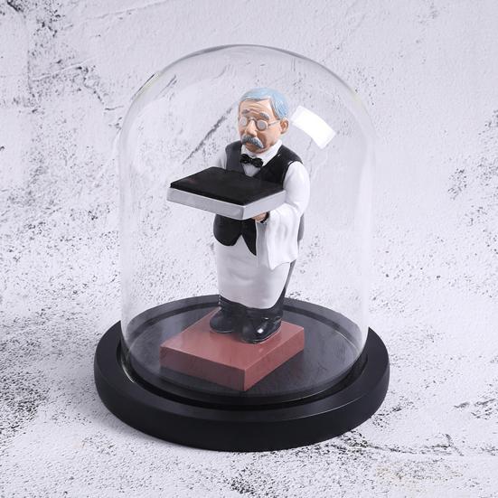 Old Butler Uhrenständer, Schmuckgeschäft, Uhrendisplayhalter, Simulationsmodell eines älteren Mannes, glatte Oberfläche, Uhrenorganizer, Home-Office-Desktop-Ornament