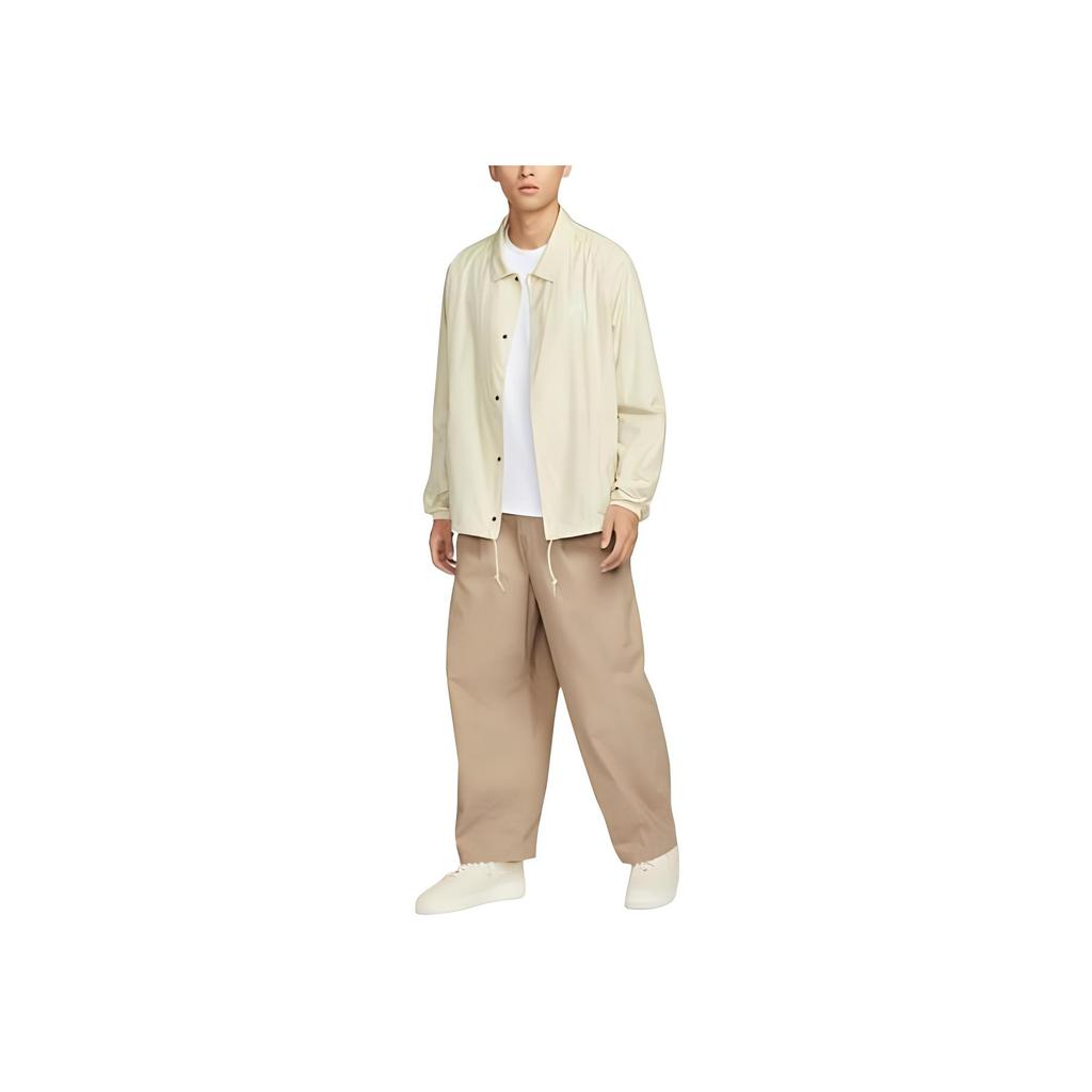 Nike Club Casual Series Fashion Comfortable Versatile Skin-Friendly Jacket Men Jacket Off-White FN3317-229