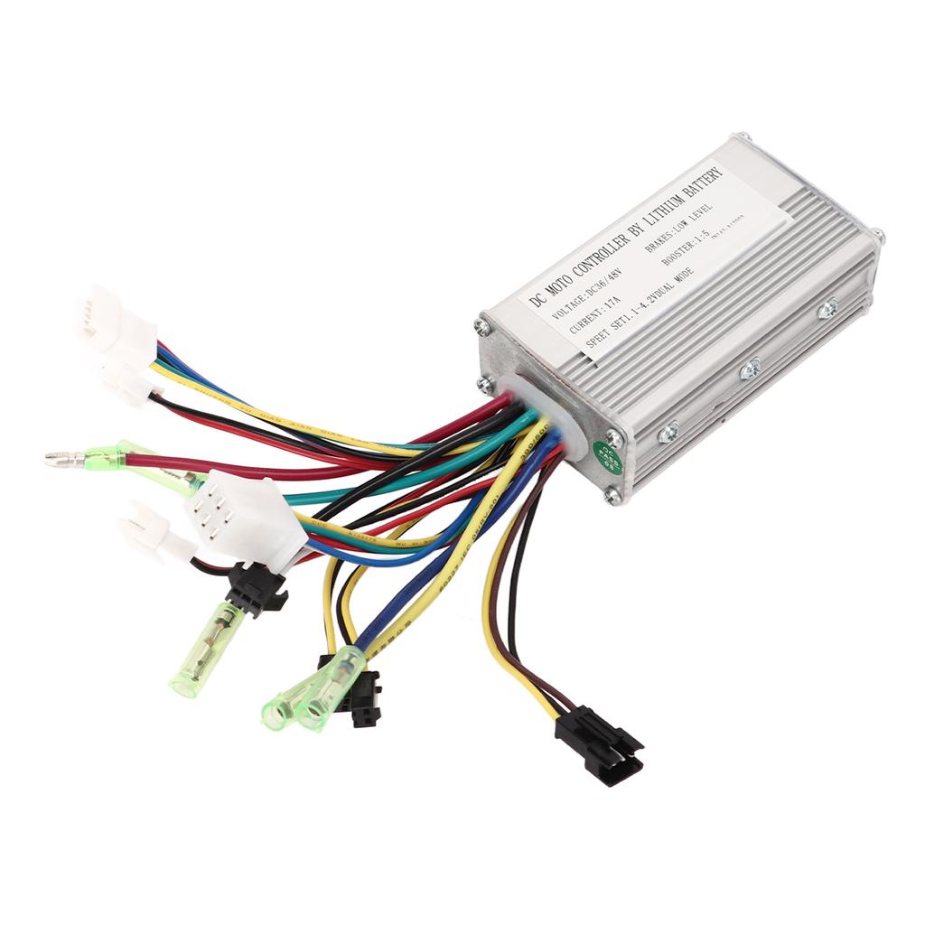 DC Motor Controller with Wire Harness Motor Controller Lithium Battery for Electric Bike 36V 48V 17A