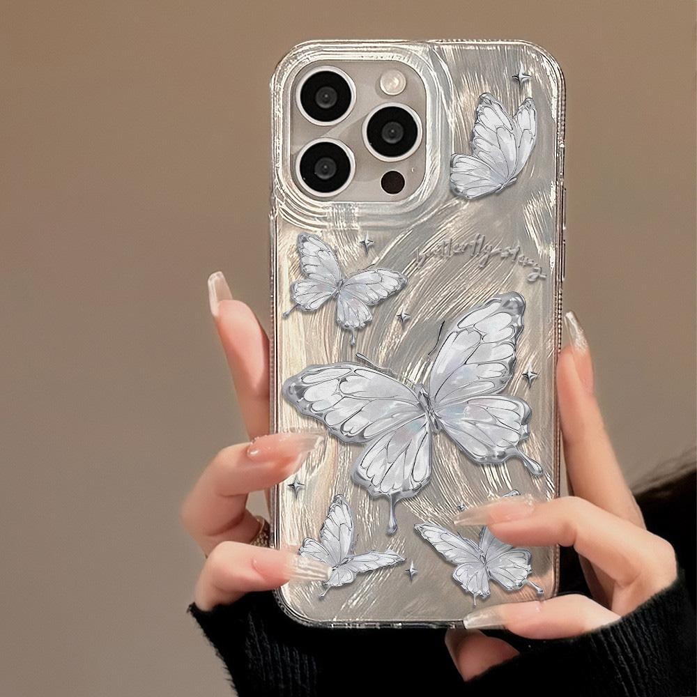 

Чехол для телефона Feather Luster для Samsung A53 A14 A33 A12 A32 S24 S23 Plus S20 S21 FE для iPhone 17 15 16 13 Pro 17 16 Pro Max Чехол для телефона с бабочкой и бантом Samsung A05