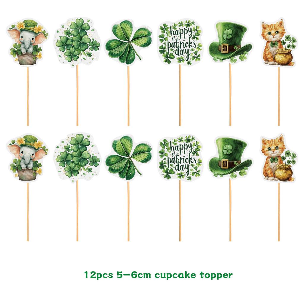 St. Patrick's Day Irish Festival Balloon & Swirl Bunting Decorations