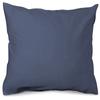Cotton Satin Pillowcase 40x40 for a Bolster Plain Dark Blue Gold