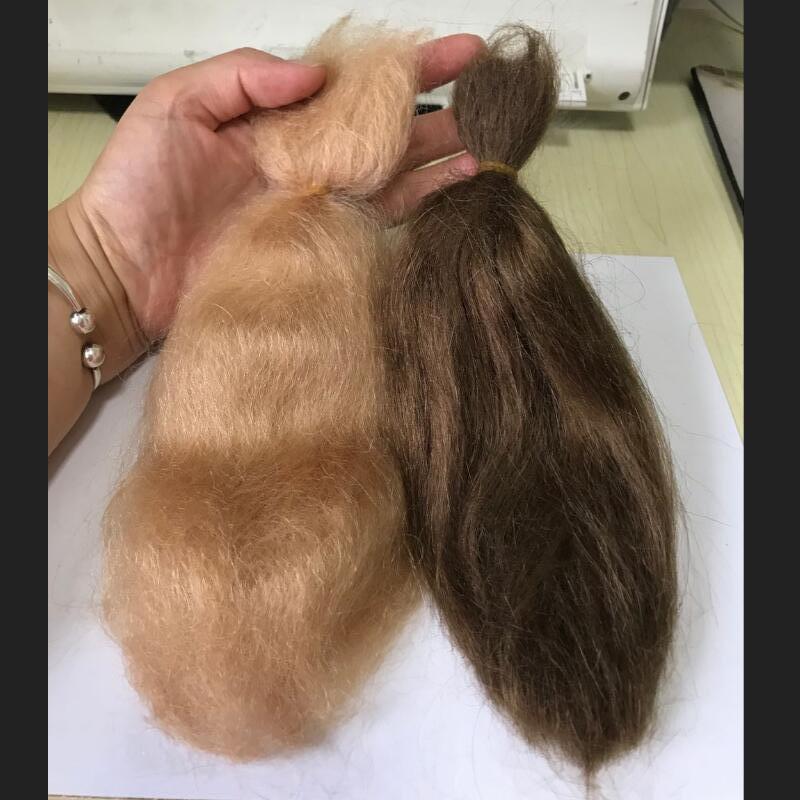 Luxurious 15g Mohair For Rooting Reborn Baby Doll Diy Kit With Random Color Selection