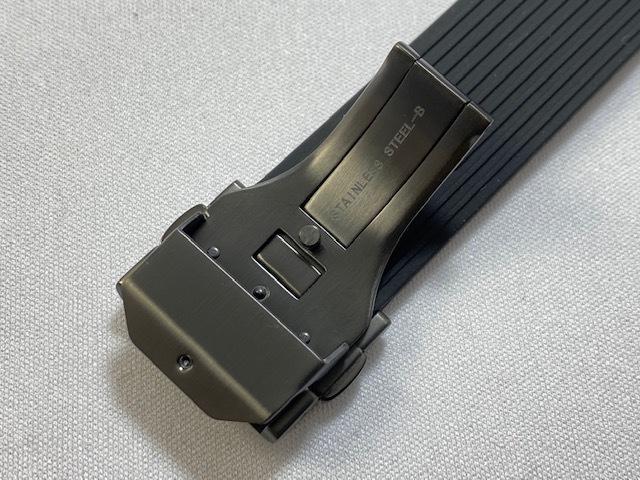 R022111M0 SEIKO Astron 21mm Silicone Band with for Buckle, Black, SBXC024/ 5X53-0AJ0