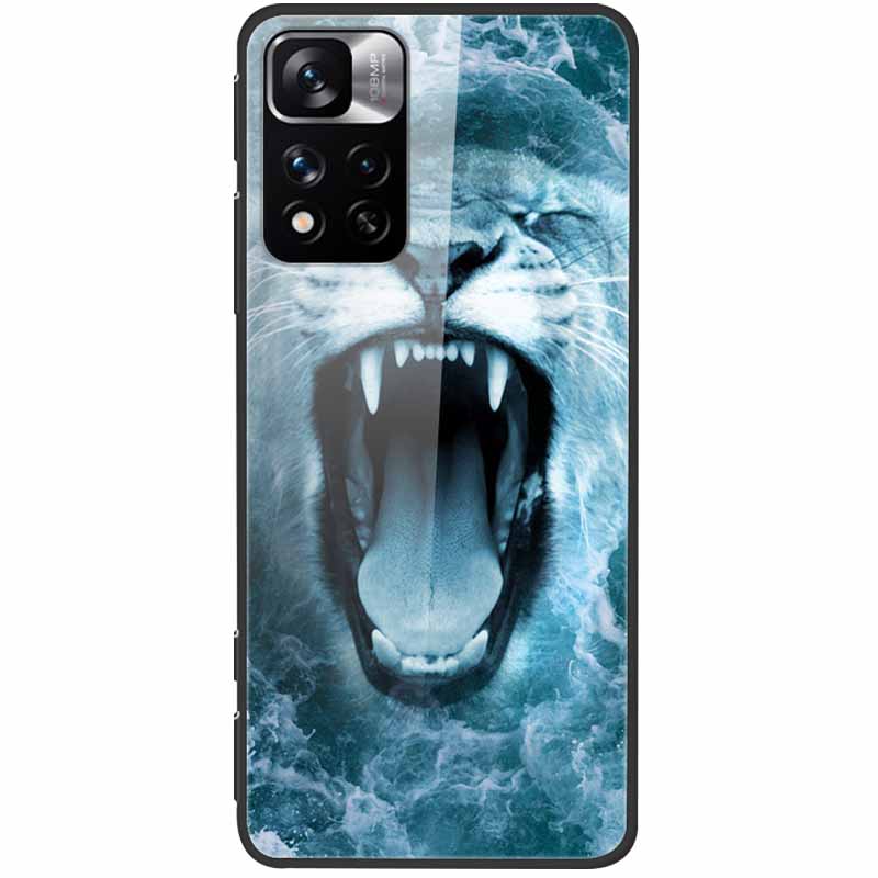 Tempered Glass Case For Xiaomi Redmi Note 11 Pro+ 5G Cover Hard Protective Funda for Redmi Note 11 Pro Plus 5G Soft Bumper 6.67