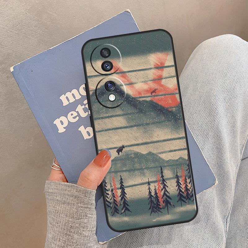 Wild MountainsMondsee Hülle Für Honor Magic 8 Pro 5 6 7 Lite Abdeckung Für Honor 200 400 90 70 50 X8a X8b X9a X9b X9c