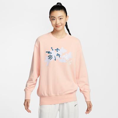 Свитшот Nike Sportswear FW24 Женский Стирка Кораллово-Красный L