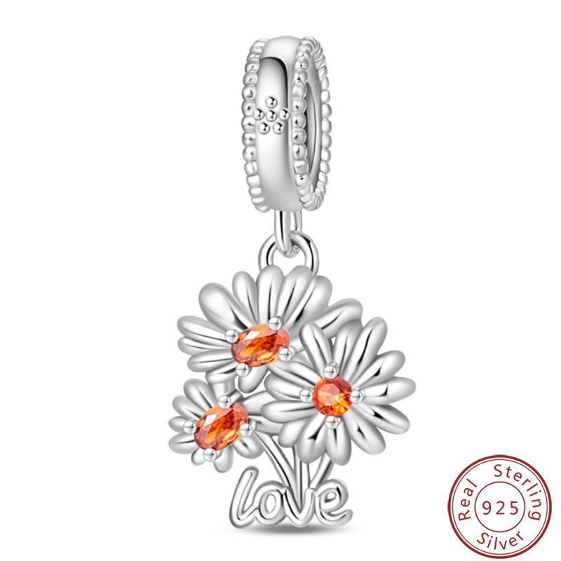 

Теплая медь Момент родителя и ребенка Сияющие подвески-шармы в виде букета подсолнухов 3 мм DIY Изготовление изысканных ювелирных изделий