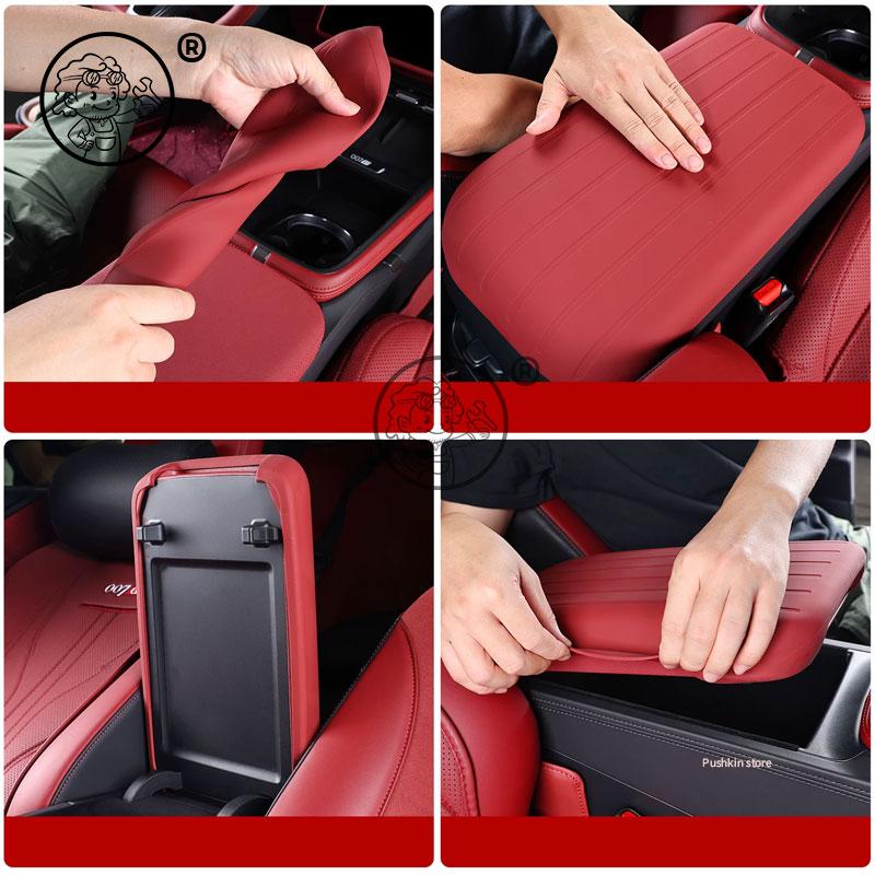 For ZEEKR 7GT 2025 2026 Car Styling Interior Armrest Anti-dirty Pad Scratch resistant Protective Cover Modificated Accessories