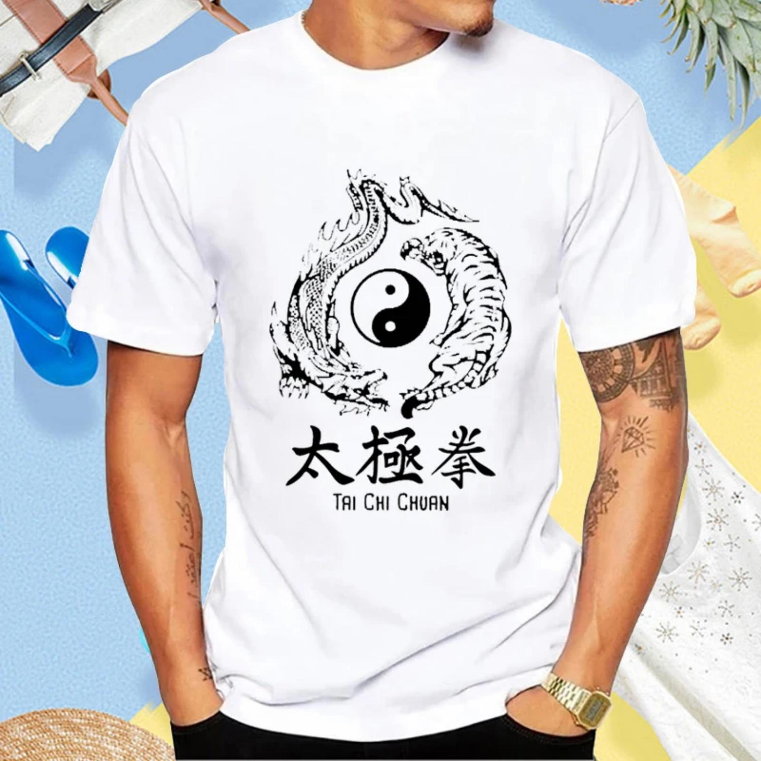 

Hot Sale Tai Chi Chuan Spiritual Meditation Mind Body Wellness T-Shirt Chinese Kong Fu Casual Fashion Cotton Hip Hop Man Tshirt XXXXXL