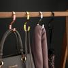 10/20/30pcs Stainless Steel Hanging Hooks,Gold Clothes Hanger S Hooks for Caps Bags,Multi-function S Ring for Kitchen Bathroom