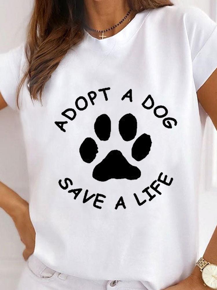 Fashion Short Sleeve Ladies 3D Print Women's T-shirts Cat Graphic Animal Pet Love Style Clothes Summer Female T-shirts