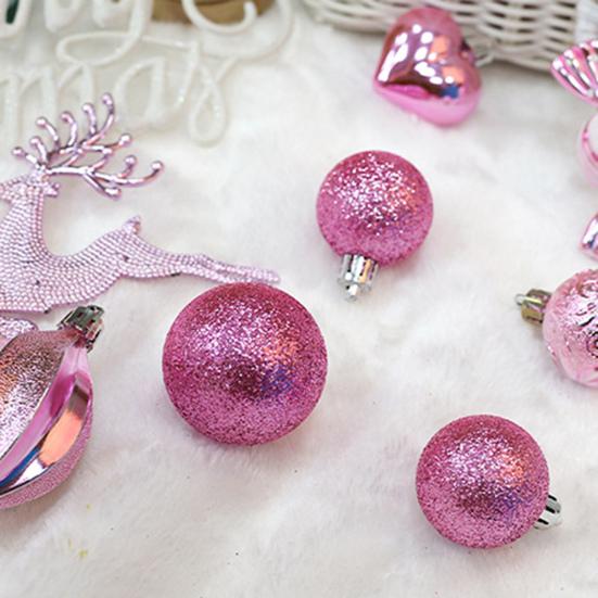 

1 компл.. Рождественский шар, подарочная коробка, украшение для рождественской вечеринки, блестящий матовый олень, конфеты, сердце, подвесной шар, кулон, праздничные принадлежности