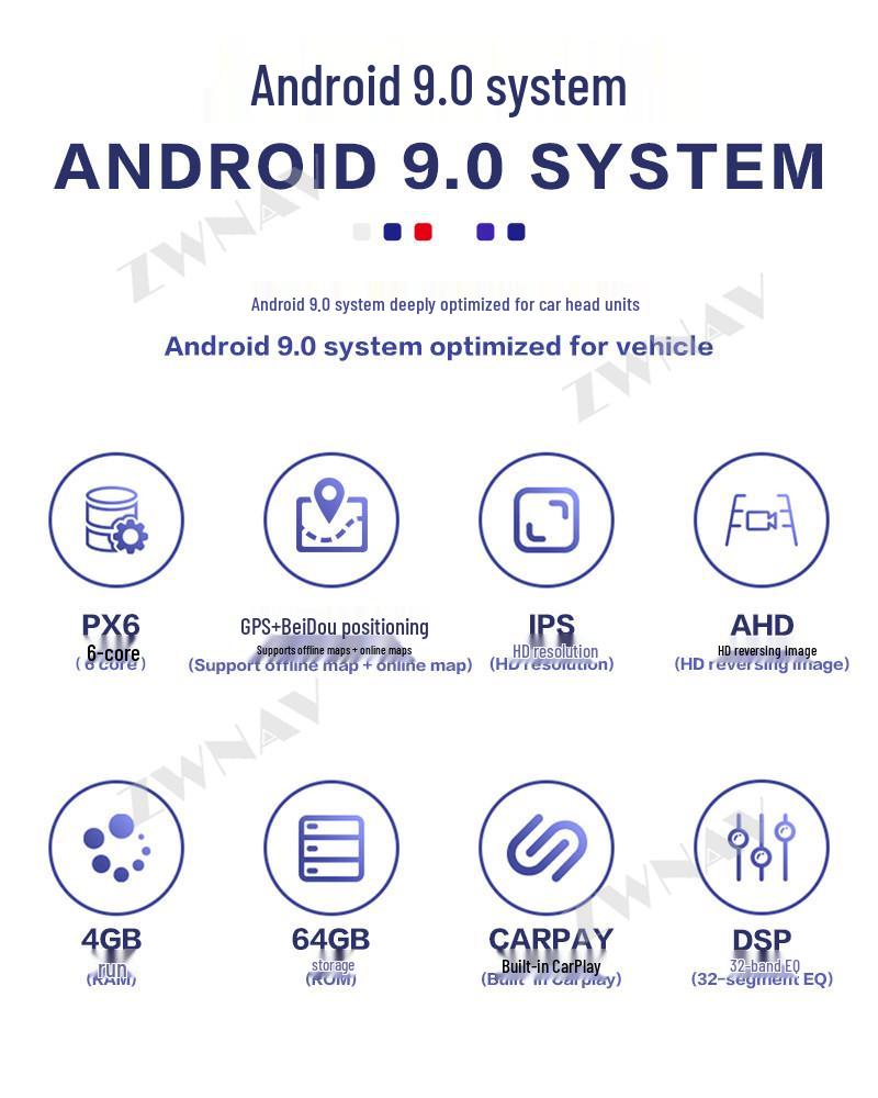 13.3-inch Vertical Android Screen Navigator for 2013-2019 Chrysler 300C