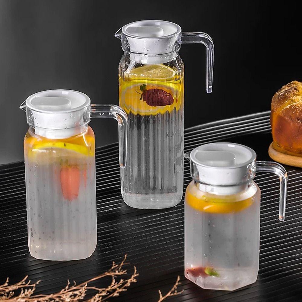 Transparent Water Bottle Large Capacity Juice Cold Water Bottle New Coffee Milk Pot