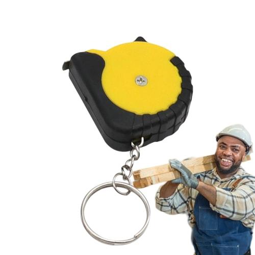 Measuring Tape, Small Tape Measure - Mini 3FT Steel Measuring Tape with Chain - Retractable Tape, 1 Meter Soft Steel Roller Mini Dual Scale Automatic