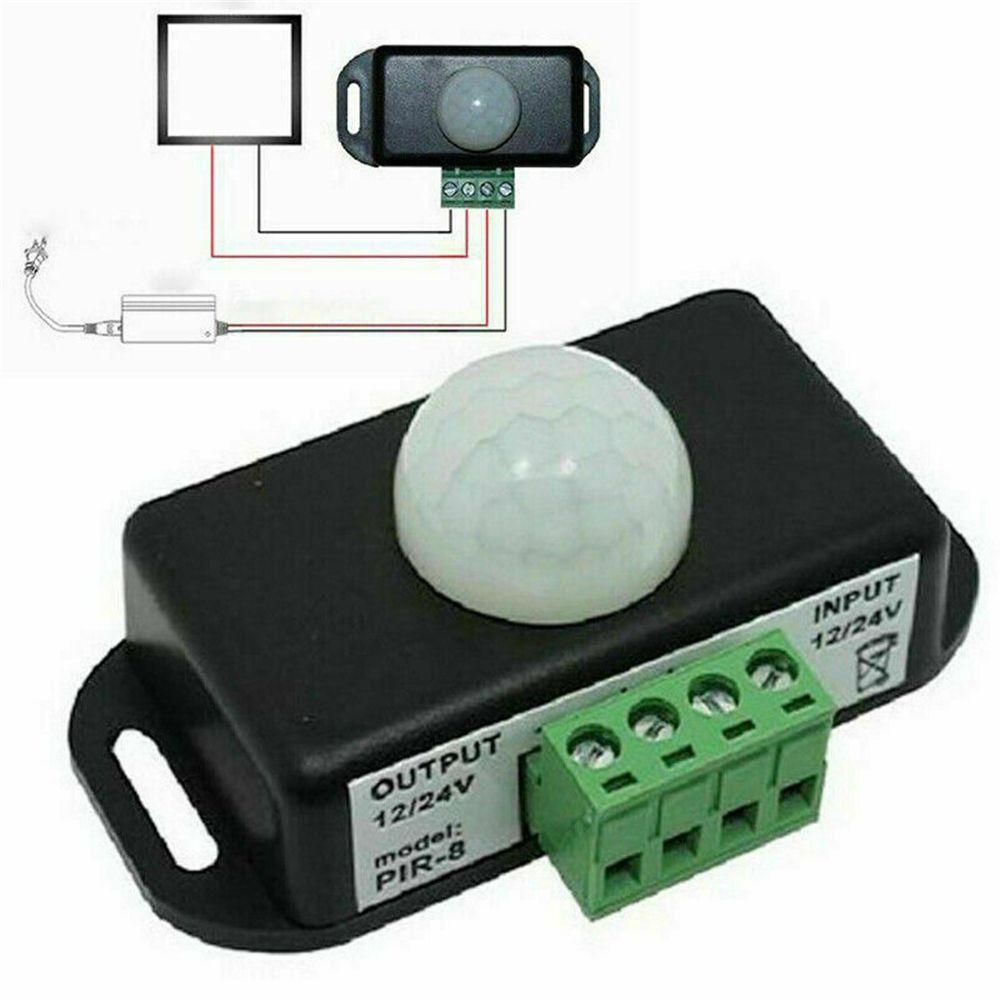 Electrical Durable DC 12V-24V Infrared 8A Sensor Switch Body Auto For LED Light Strip