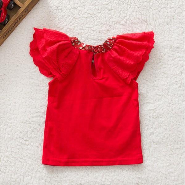 Buy Floral Collar T Shirts Baby Girls Short Sleeve Tops Cute Blouse Shirts 0 2y 8 At Affordable Prices Free Shipping Real Reviews With Photos Joom