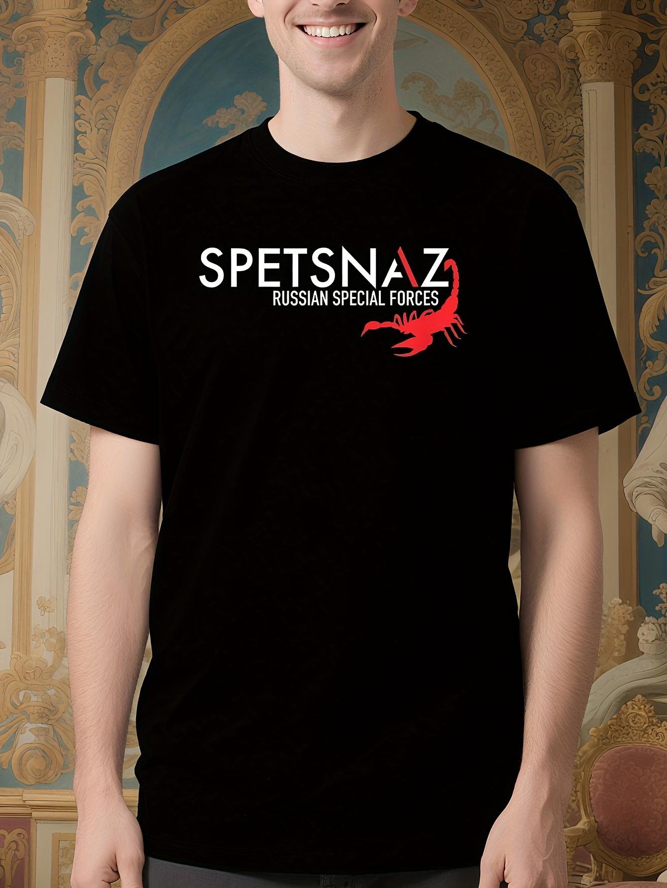 Russian Spetsnaz Special Forces Tshirt 100% Cotton O-Neck... S