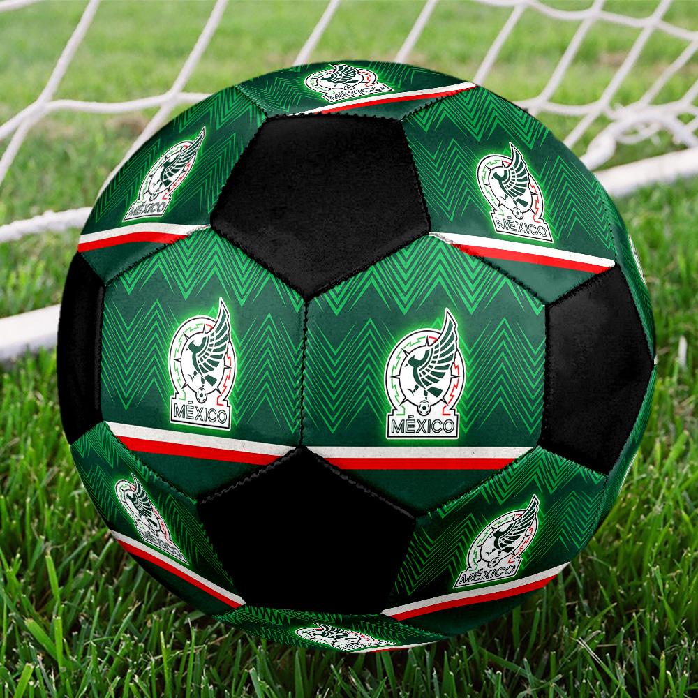 Der Tricolor Fußball Bunt Für Alle Altersgruppen Maschinengenäht PVC Wettkampfbereit Langlebig Hoher Rückprall. GRÖSSE 5