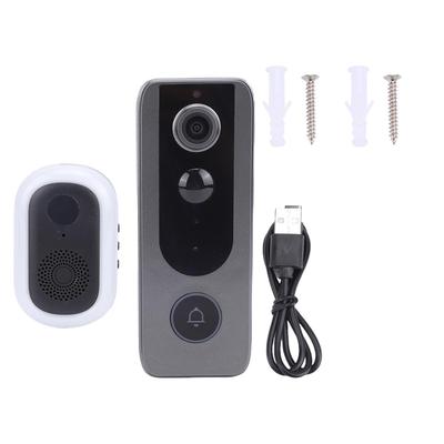 Video Doorbell IP65 Rain Proof HD Wide Angle 2 Way Talk Long Battery Life Wireless Doorbell Camera with APP for Home