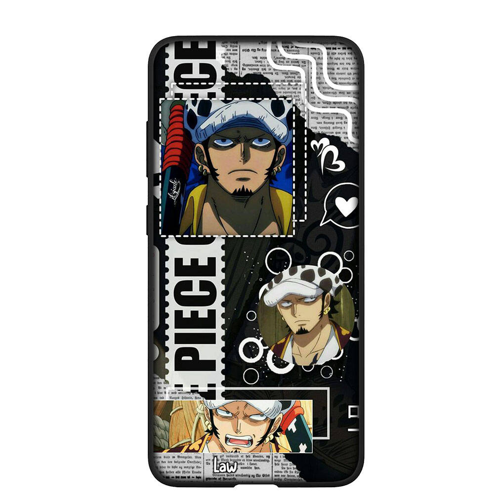Handyhülle für iPhone 17 15 16 Plus Redmi Note 14 12 11 13 Pro Max Huawei P30 P20 Lite OPPO A60 A40 A80 A18 Poster One Piece Trafalgar Law Luffy Abdeckung