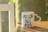 Welsh Terrier, Welshie, Daeargi Cymreig - Cup with a Dog, Adorable Cup with a Heart-shaped Handle, Universal Gift from the Art-Dog Brand