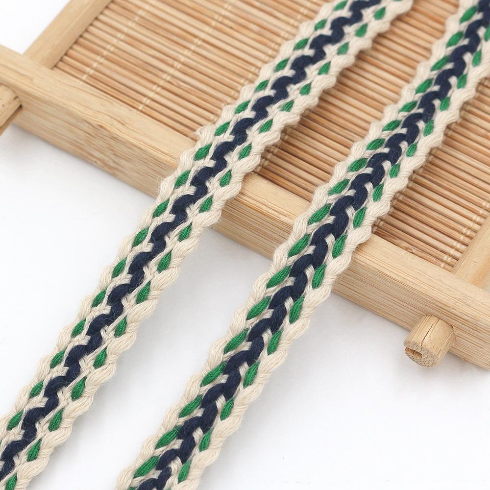 10yard  Classic Tweed Style Woven lace Trim Ribbon Garment Border Tape For dress Curtain Hat Bag DIY Sewing  lace trimming