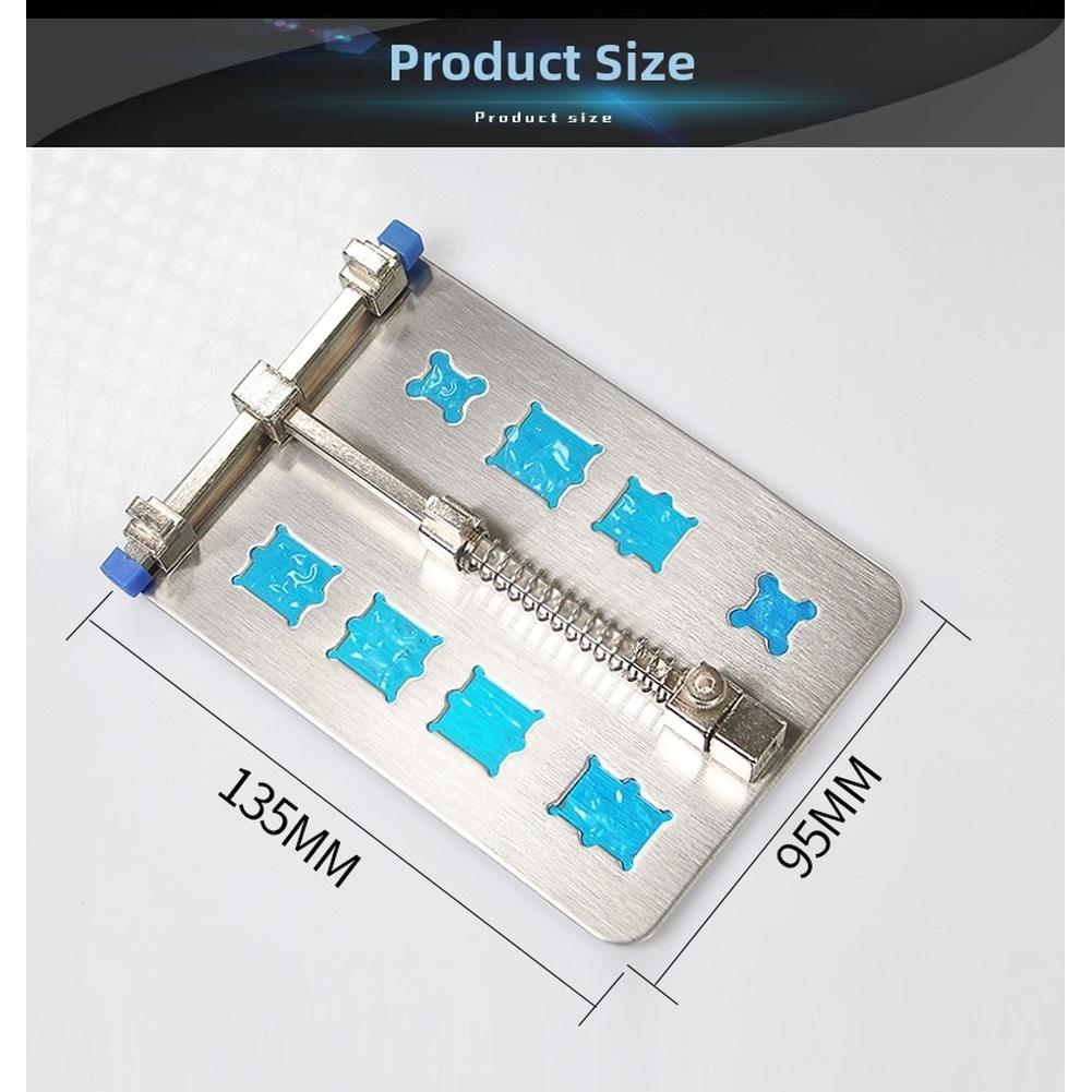 Stainless Steel PCB Repair Fixture with IC Chip Groove for Precise For Mobile Phone Mainboard Repair and IC Removal Tasks China Mainland