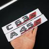 3D ABS Glossy Black A35 A45 C63 A180 S Logo Letters Badge Car Sticker Trunk Emblem For Mercedes Benz AMG W205 W177 W176 C205 AV1