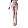 New sexy aurora oily bow suspender stockings women's lace sex oily stockings ultra-thin contrasting color stockings