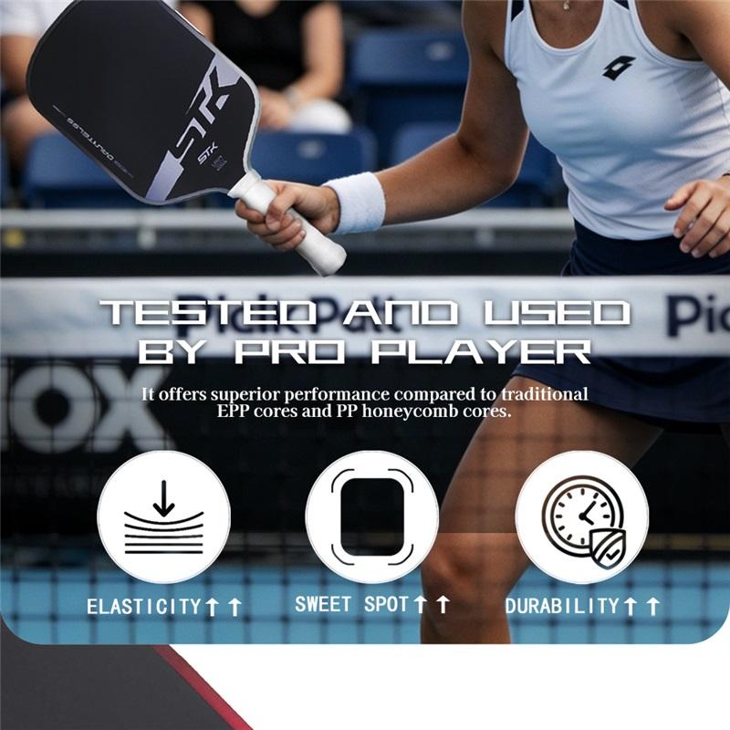 T700 Carbon Fiber Pickleball Paddle with Foam Core, Professional Tournament Grade Competition Paddle for Advanced Players