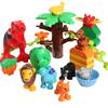 Big Size Building Blocks Animal Accessorie Sets Rabbit Fish Bear Chicken Pig Block Duck Dog Cat Brick Horse Cow Sheep Toys Gifts