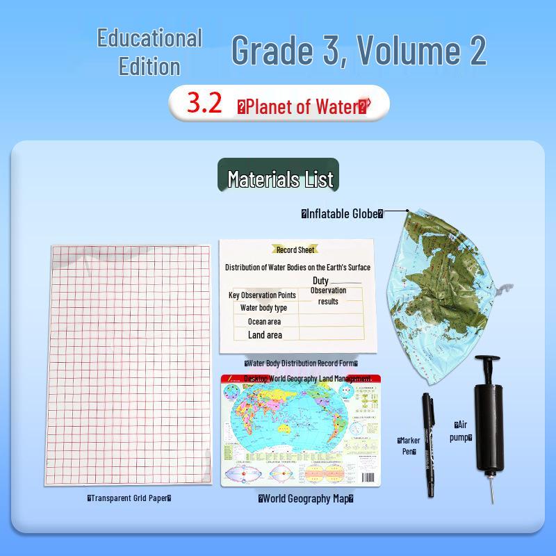 Third Grade Science Experiment Kit: Water Planet Theme