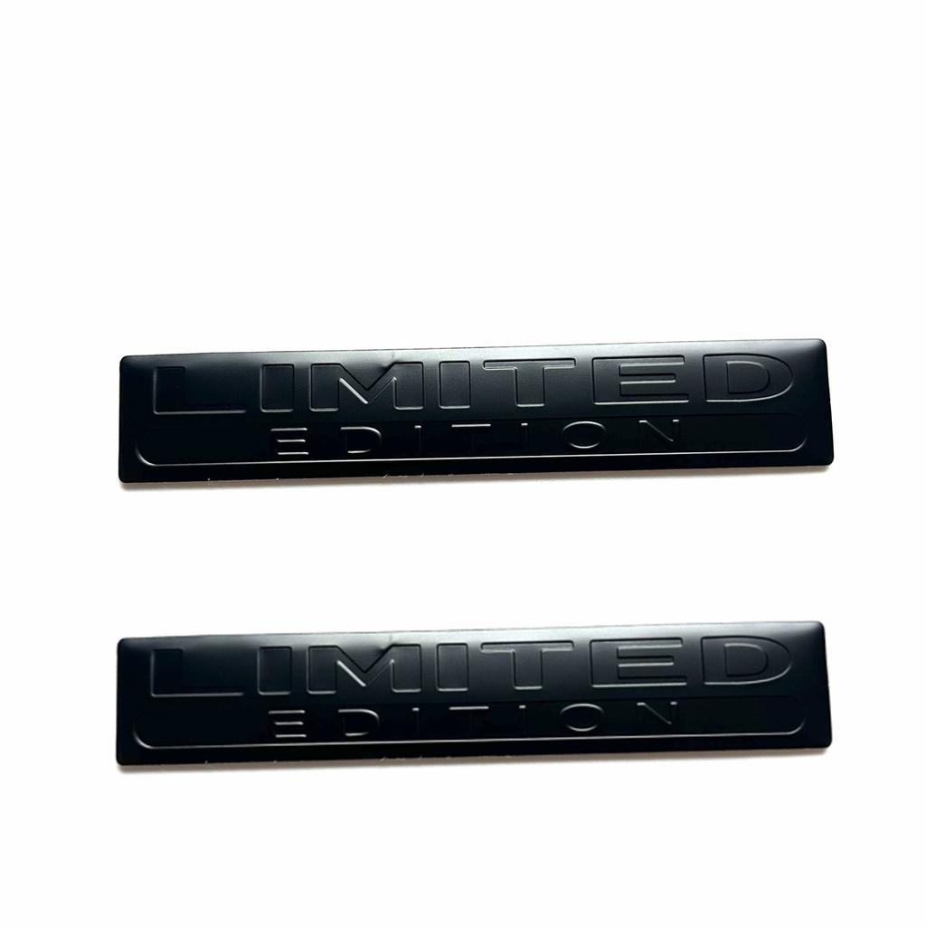 3d Aluminum Logo Limited Edition Emblem Sticker Car Motorcycle Decal Interior Exterior Decor Badge Auto Styling Accessories