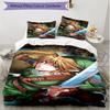 3pcs Duvet Cover Set (1*Duvet Cover + 2*Pillowcase, Without Core), The Legend of Zelda Print Soft All‑Season Bedding Set, Home Bedroom Decor Gift