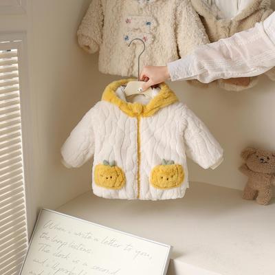 Capispalla Invernali Caldi con Fodera in Pile per Bambini: Abbigliamento Quotidiano Carino e Accogliente per Neonati
